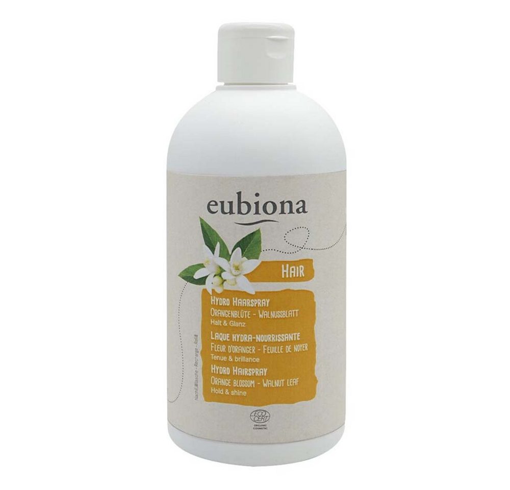 eubiona Haarspray Hydro Haarspray - Orangenblüte-Walnuss 500ml von eubiona