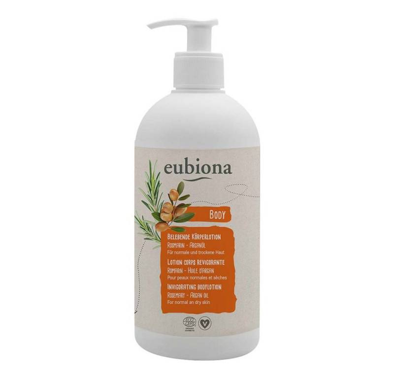 eubiona Körperlotion Belebende Körperlotion - Rosmarin-Arganöl 500ml von eubiona