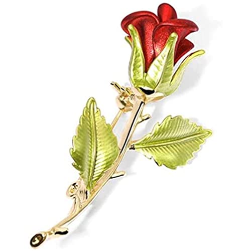 Vintage Rose Blume Brosche Braut Corsage Brosche für Frauen/Männer Valentinstag Geschenk Geburtstag präsentieren Urlaubsbedarf von eurNhrN