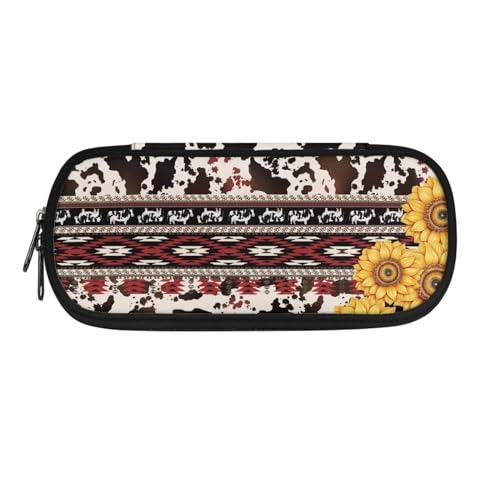 eurwhj Bedrucktes Federmäppchen im Boho-Elefanten-Design, großes Federmäppchen, Federmäppchen für Jungen, Mädchen, Teenager, Kinder, tragbare Bleistiftbox, Multifunktions-Bleistifttasche für Damen, eurwhj Bedrucktes Federmäppchen im Boho-Elefanten-Design, großes Federmäppchen, Federmäppchen für Jungen, Mädchen, Teenager, Kinder, tragbare Bleistiftbox, Multifunktions-Bleistifttasche für Damen, von eurwhj