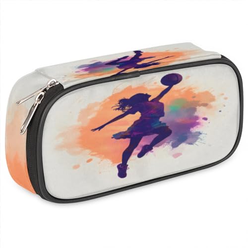 eurwhj Federmäppchen für Mädchen, Jungen, Sport, Mädchen, Federmäppchen, Kinder, Teenager, Federmäppchen, Reißverschluss, PU-Leder, Bleistift-Organizer, Schule, Stiftebox, Marker-Etui, Schwarz 640, eurwhj Federmäppchen für Mädchen, Jungen, Sport, Mädchen, Federmäppchen, Kinder, Teenager, Federmäppchen, Reißverschluss, PU-Leder, Bleistift-Organizer, Schule, Stiftebox, Marker-Etui, Schwarz 640, von eurwhj