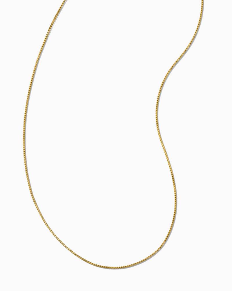 Avery Box Kette, Goldkette, Goldene Kragenkette, Akzentkette, Zierliche Goldschichtkette, Einfache Goldkette von everlymadejewelry