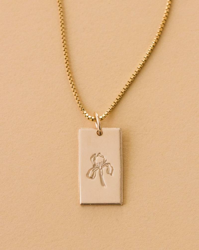 Blütenblatt Anhänger, 925 Sterling Silber, 14K Gold Fill, Rose-Gold Fill von everlymadejewelry