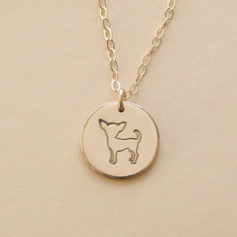 Chihuahua Halskette, Mama Geschenk, Hund Schmuck Mama, Hund-Liebhaber-Geschenk, Np-625C von everlymadejewelry