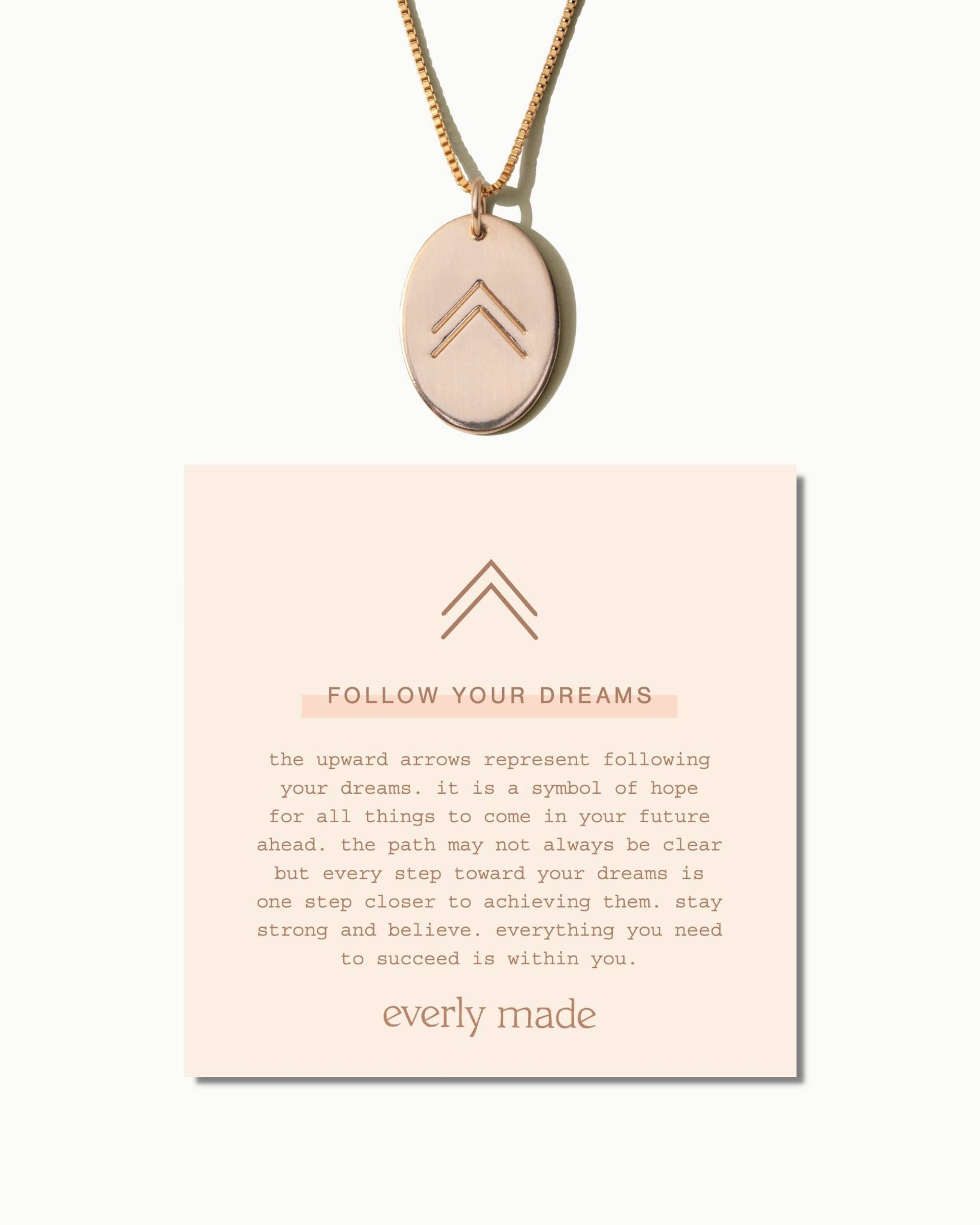 Folgen Sie Ihren Träumen Halskette, Abschlussgeschenk, Traum Inspirierendes Geschenk Für Sie, Achtsamkeit Geschenk, Fernweh Schmuck Folgen Sie Ihren Träumen Halskette, Abschlussgeschenk, Traum Inspirierendes Geschenk Für Sie, Achtsamkeit Geschenk, Fernweh Schmuck von everlymadejewelry