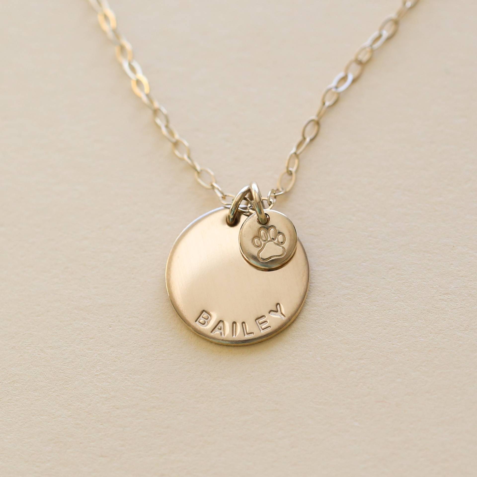 Haustier Erinnerung Halskette, Hundepfote Halskette Personalisiert, Schmuck Für Hunde, Mit Pfotenabdruck, Pfotenabdruck von everlymadejewelry