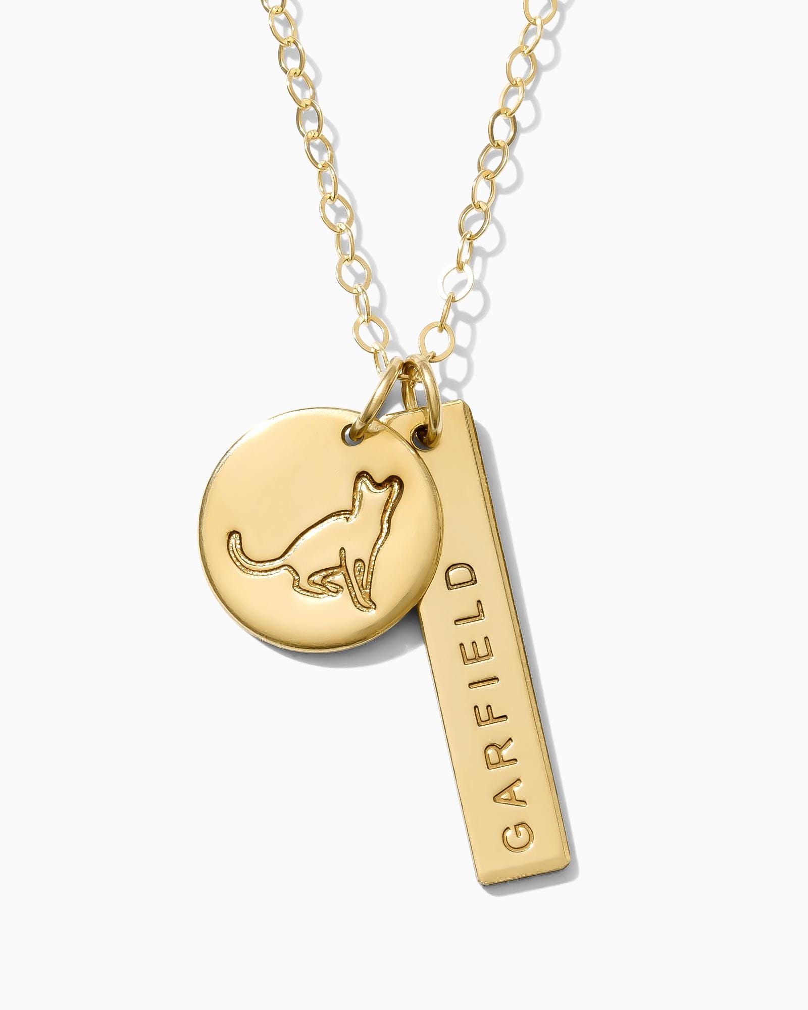 Silberne Katze Halskette, Silber Katzen Schmuck, Salem von everlymadejewelry