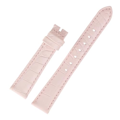 ewgrkba Kompatibel Mit Swarovski 5547642 5452498 5452501 Grün Blau Wasser Geist Frauen Premium Leder Rotes Armband 17MM Watchand Rosa Quick(Pink no buckle) von ewgrkba