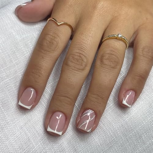 ewku Künstliche Nägel mit Nagelkleber, Geschenke für Frauen und Mädchen ewku Künstliche Nägel mit Nagelkleber, Geschenke für Frauen und Mädchen von ewku