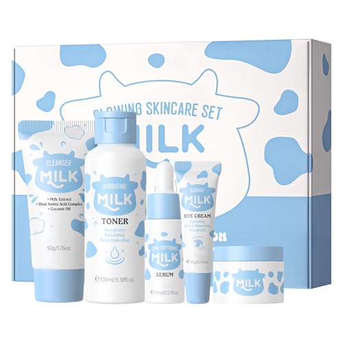 ewku Milch-Hautpflege-Sets & Kits – Geschenke für Teenager-Mädchen, 5 Stück ewku Milch-Hautpflege-Sets & Kits – Geschenke für Teenager-Mädchen, 5 Stück von ewku