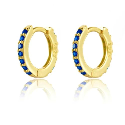 Ohrringe Ohrstecker Damen Schmuck Earrings Blaue Serie Ohrhänger Mit Ohrsteckerverschluss Für Damen, Ohrklemmen, Damen-Clip-Ohrringe, Pendientes Bw0097-Y von exdas