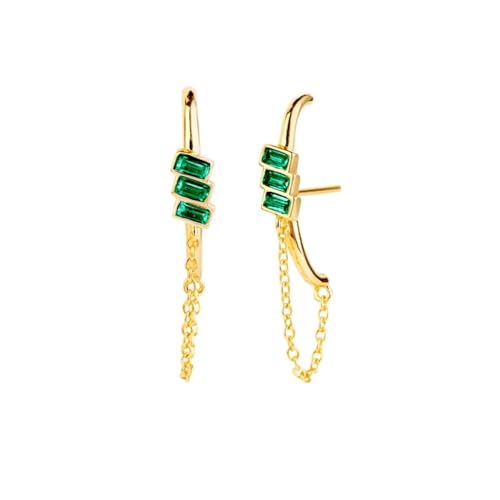 Ohrringe Ohrstecker Damen Schmuck Earrings Mode Grüne Farbe Kleine Ohrringe Für Frauen Chic Ohr Ringe Party Pendientes W0357-Y von exdas