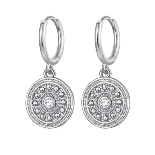 Ohrringe Ohrstecker Damen Schmuck Earrings Ohrhänger Für Damen,   Kreis W0408-S von exdas