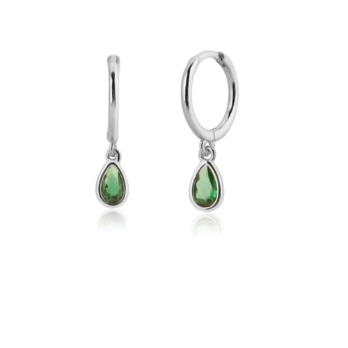 Ohrringe Ohrstecker Damen Schmuck Earrings Ohrhänger Für Damen, Wassertropfen, Grün, Piercing-Ohrstecker, Modisch, W0256-S von exdas