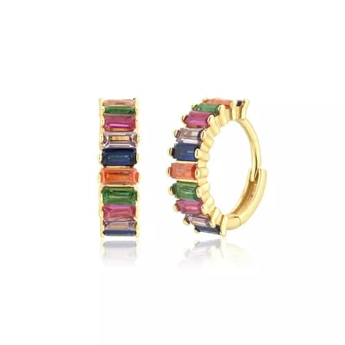 Ohrringe Ohrstecker Damen Schmuck Earrings Ohrringe Für Frauen Bunte Piercing -Geschenke B0725-Y von exdas