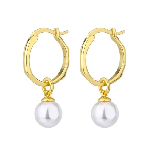 Ohrringe Ohrstecker Damen Schmuck Earrings Perlen-Ohrschnalle, Persönlichkeit, Minimalismus, Tropfenohrringe Für Frauen, Mädchen, Party, Mode von exdas