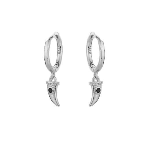 Ohrringe Ohrstecker Damen Schmuck Earrings Schwarze Hängende Ohrringe Für Frauen Multistyle Pendientes Piercing-Ohrring Für Mädchen Punk W0172-S von exdas