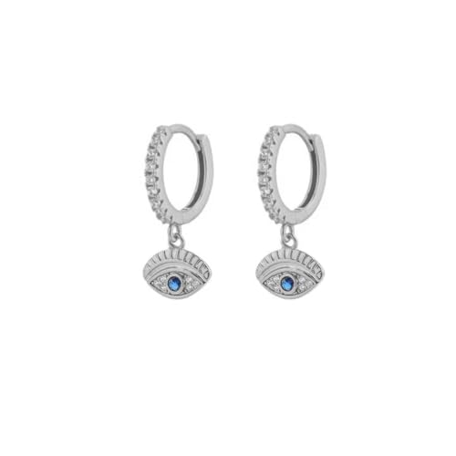 Ohrringe Ohrstecker Damen Schmuck Earrings Zarte Evil Eye Ohrstecker Premium Ohrringe Für Damen Classic W0220-S von exdas