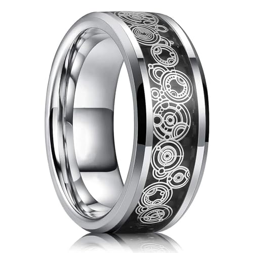 exdas Ring Ringe Damen Bijouterie Herren 8Mm Ring Herren Abalone Muschel Ringe Für Herren Damen Ehering 11 Style28 von exdas