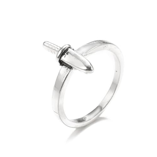 exdas Ring Ringe Damen Bijouterie Herren Herz-Blumen-Engel-Ringe Für Damen, Hip-Hop, Übertriebene Fingerringe Ram12398 von exdas