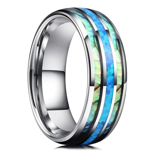 exdas Ring Ringe Damen Bijouterie Herren Modische Ringe Für Männer Und Frauen, Doppelringe, Eheringe, Geschenke, 12 Style8 von exdas