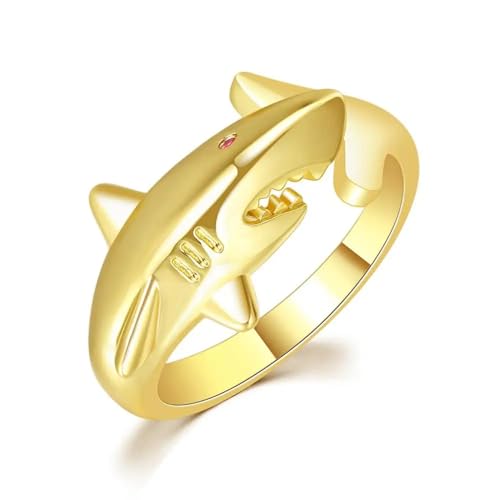 exdas Ring Ringe Damen Bijouterie Herren Ringe Für Damen Ring Punk Rock Hip Hop Party 8 R719-1 von exdas