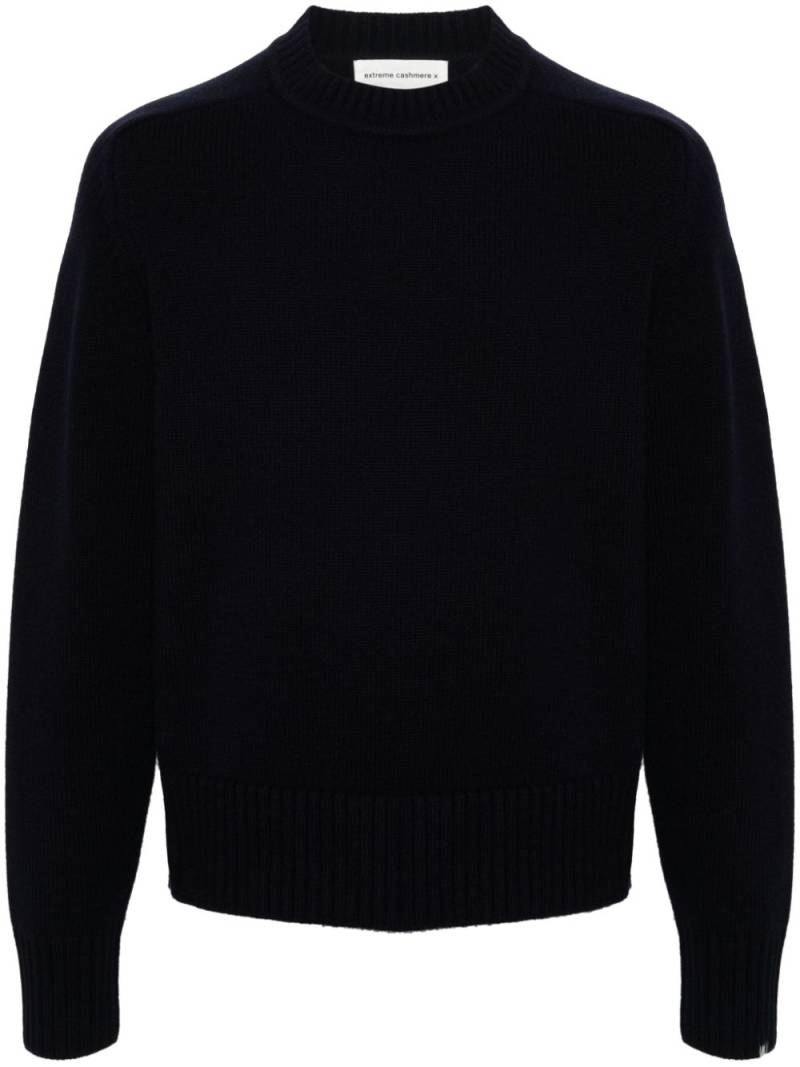 extreme cashmere Bourgeois Kaschmirpullover - Blau von extreme cashmere