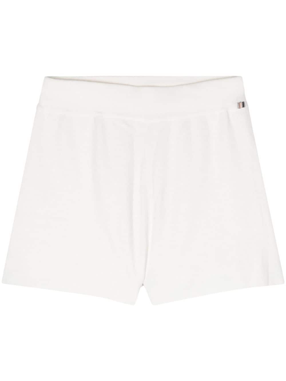 extreme cashmere N°337 knitted shorts - Weiß von extreme cashmere