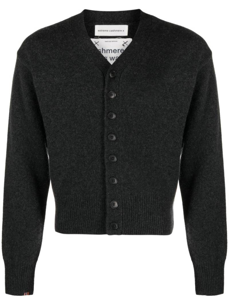 extreme cashmere nº309 Cardigan aus Kaschmir - Grau von extreme cashmere