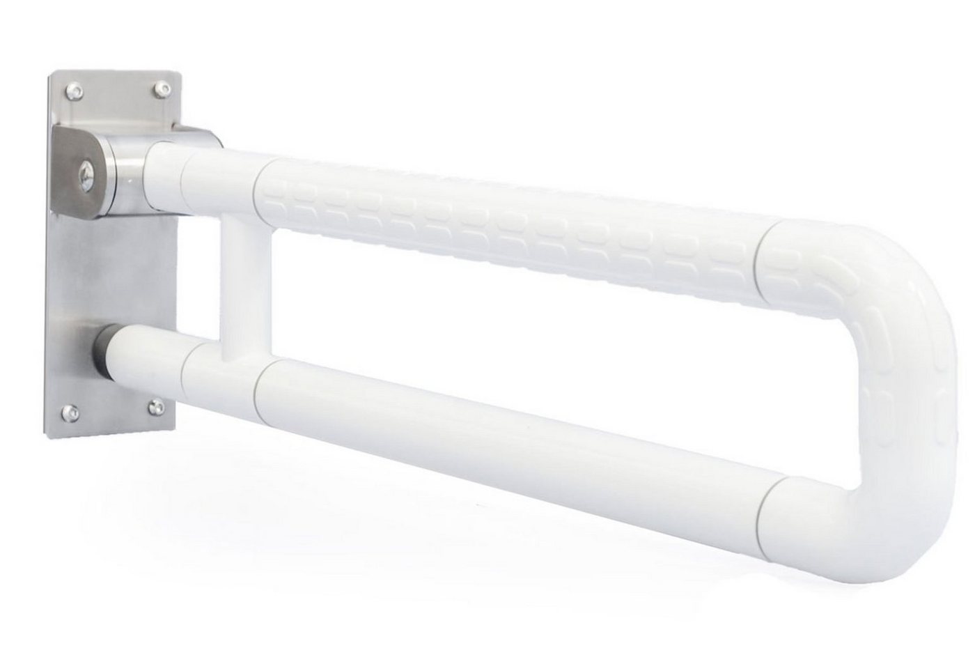 eyepower WC-Aufstehhilfe 60 cm Klappbarer WC Wandgriff mit Griffprofil - Stützklappgriff Bad, belastbar bis 100 kg, Aufstehhilfe mit ABS Beschichtung - Senioren Stützgriff - Haltstange eyepower WC-Aufstehhilfe 60 cm Klappbarer WC Wandgriff mit Griffprofil - Stützklappgriff Bad, belastbar bis 100 kg, Aufstehhilfe mit ABS Beschichtung - Senioren Stützgriff - Haltstange von eyepower