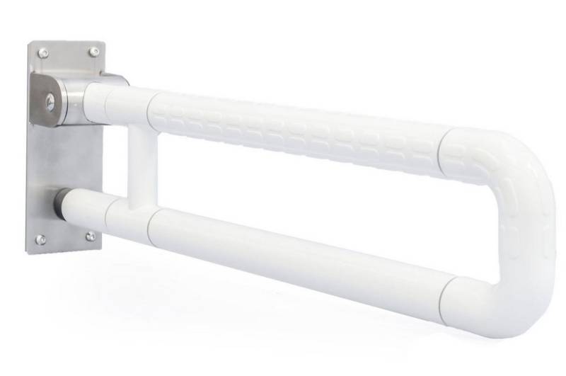 eyepower WC-Aufstehhilfe 60 cm Klappbarer WC Wandgriff mit Griffprofil - Stützklappgriff Bad, belastbar bis 100 kg, Aufstehhilfe mit ABS Beschichtung - Senioren Stützgriff - Haltstange eyepower WC-Aufstehhilfe 60 cm Klappbarer WC Wandgriff mit Griffprofil - Stützklappgriff Bad, belastbar bis 100 kg, Aufstehhilfe mit ABS Beschichtung - Senioren Stützgriff - Haltstange von eyepower