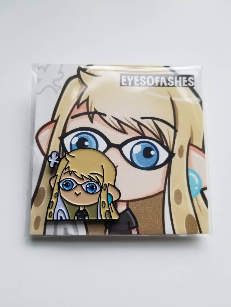 Soft Emaille Pin - Eyesofderp Emote Derp Life von eyesofashes