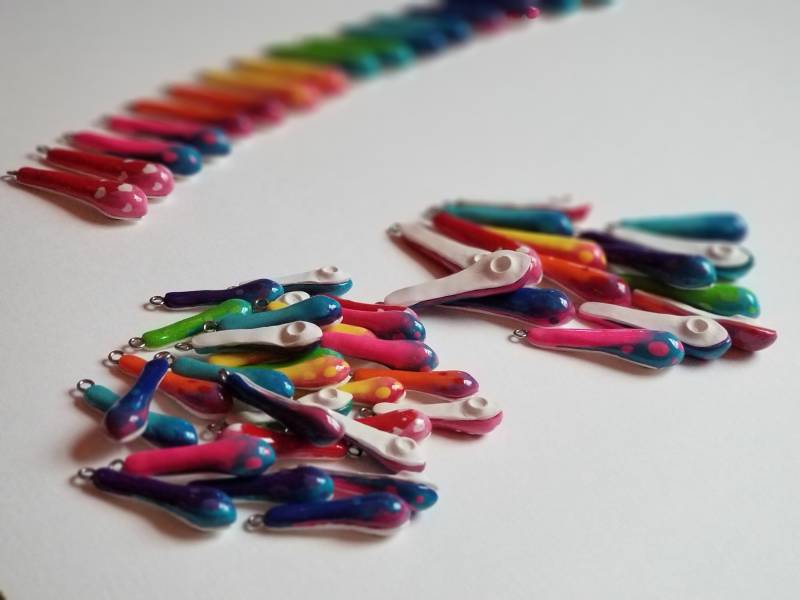 Splatoon Schlüsselanhänger Tentakel Groß Und Klein Handmade Handbemalt Splatoon Schlüsselanhänger Tentakel Groß Und Klein Handmade Handbemalt von eyesofashes