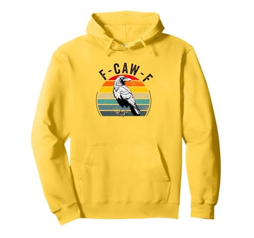 f-caw-f Krähe schwarze Krähe Rabe Vogel Männer Frauen Erwachsene Humor Pullover Hoodie von f-caw-f crow black crow raven bird Men