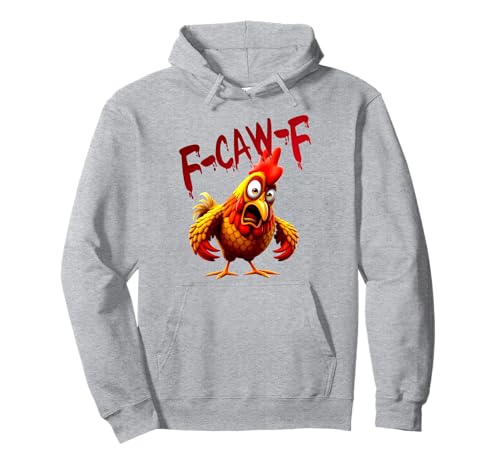 f-caw-f Funny Cow Chicken Pullover Hoodie von f cow f lover