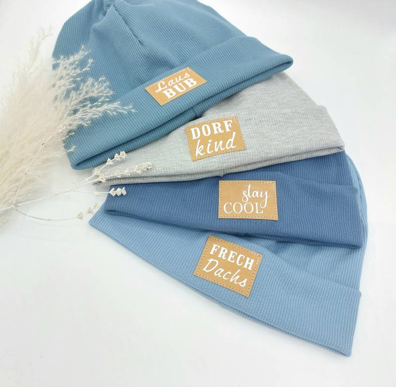 Hipster Beanie | Partnerlook Mutter Sohn Lausbub von fAdENfEEhandmade