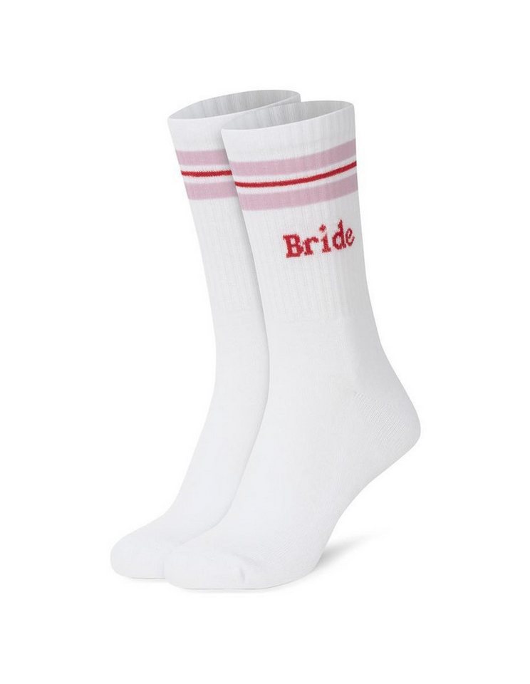 faav Tennissocken Crew Socks Stickerei - Socken Baumwolle - Unisex - JGA (1er Pack) von faav