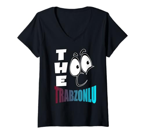 Damen The Trabzonlu 61 Bize her yer Trabzon T-Shirt mit V-Ausschnitt Damen The Trabzonlu 61 Bize her yer Trabzon T-Shirt mit V-Ausschnitt von fabelhafte Geschenke für 61 Trabzon