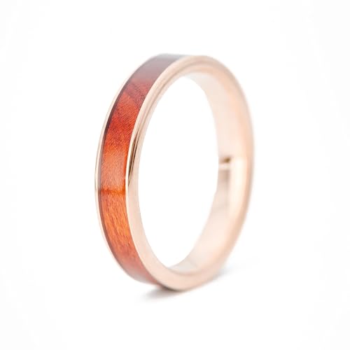 fablano Holzring Roségold, 50 (15.9mm) von fablano