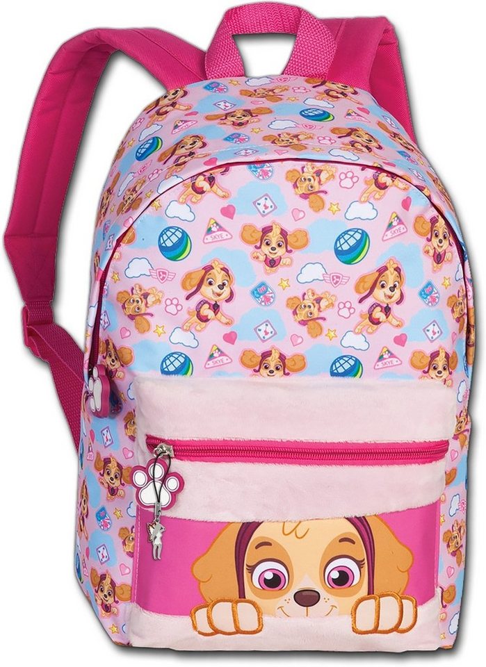 fabrizio® Kinderrucksack Fabrizio Kinder Rucksack 24x36x12 rosa (Freizeitrucksack), Kinderrucksack, Freizeitrucksack aus Polyester in rosa Größe ca. 36cm von fabrizio®