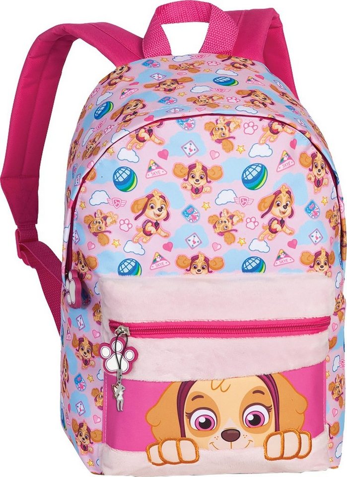 fabrizio® Freizeitrucksack Fabrizio Rucksack Kinder Skye Paw Patrol (Kinderrucksack), Kinderrucksack, Freizeitrucksack Polyester, rosa ca. 36cm hoch, Skye P von fabrizio®