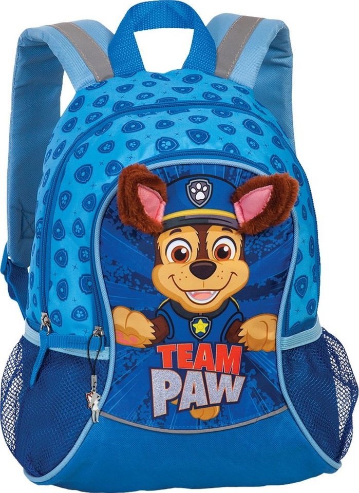 fabrizio® Rucksack Fabrizio Rucksack Kinder Chase Paw Patrol, Kinderrucksack Polyester, blau ca. 35cm hoch, Chase Paw Patrol von fabrizio®