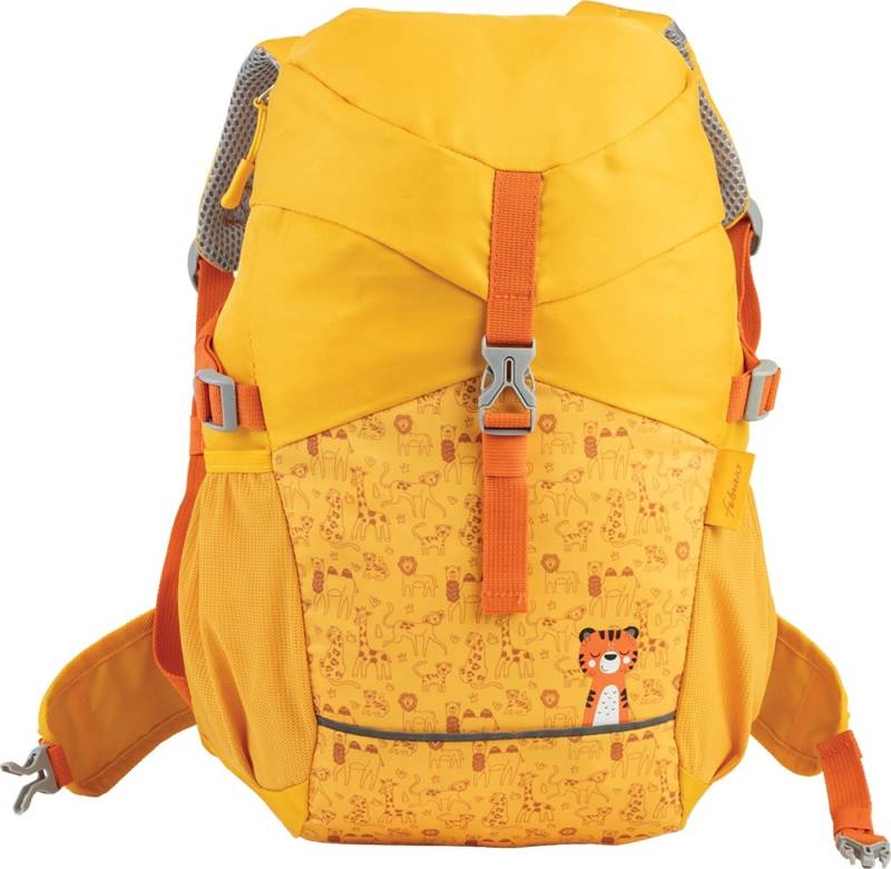 fabrizio® Rucksack Fabrizio Rucksack gelb Polyester recycelt, Kinder Kinderrucksack Polyester, recycelt, gelb ca. 19cm hoch von fabrizio®