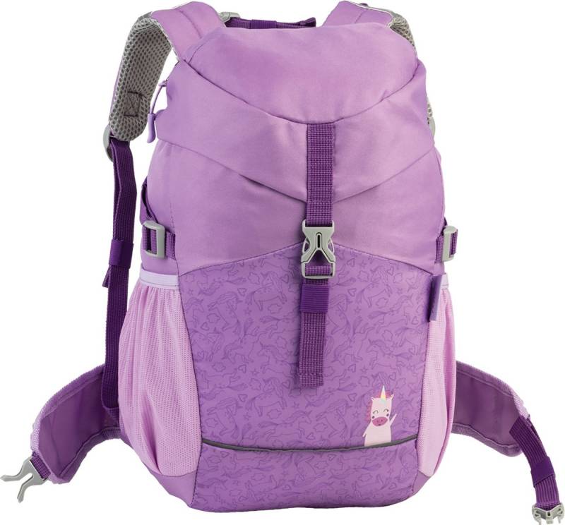 fabrizio® Rucksack Fabrizio Rucksack violett Polyester, Kinder Kinderrucksack Polyester, recycelt, violett ca. 19cm hoch von fabrizio®