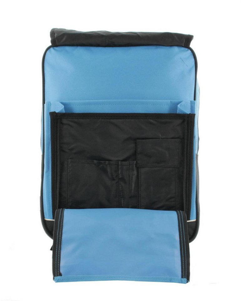 fabrizio® Schulrucksack Schulranzen Schulrucksack mit Schmetterlingmuster (ein Stück, 1-tlg., ca. B/H/T 33/42,5/16 cm), leicht von fabrizio®