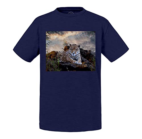 T-Shirt für Kinder Der Jaguar Südamerika Wildtier von Fabulous