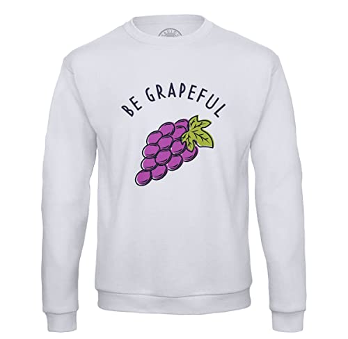 Fabulous Sweatshirt für Männer Wortspiel Lebensmittel Obst Traube von Fabulous