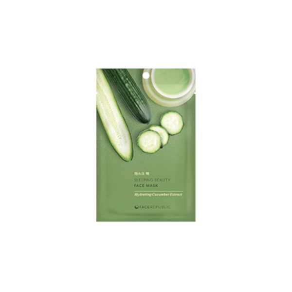 face republic - Sleeping Beauty Face Mask - 23ml - Hydrating Cucumber Extract von face republic