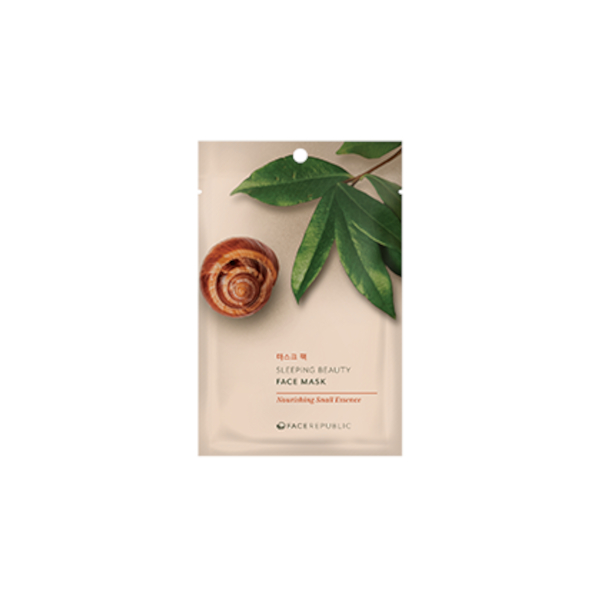 face republic - Sleeping Beauty Face Mask - 23ml - Nourishing Snail Essence von face republic