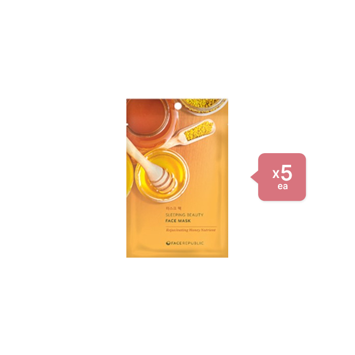 face republic Sleeping Beauty Face Mask - 23ml - Rejuvenating Honey Nutrient (5ea) Set von face republic